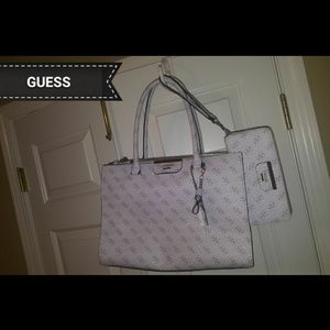 Guess purse and wristlet